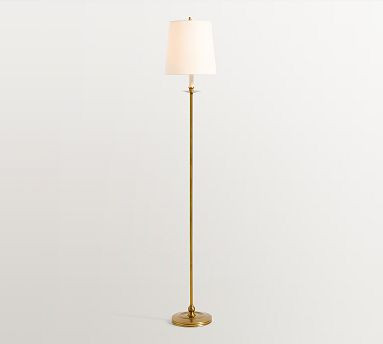 Hayden Metal Floor Lamp (60") | Pottery Barn (US)