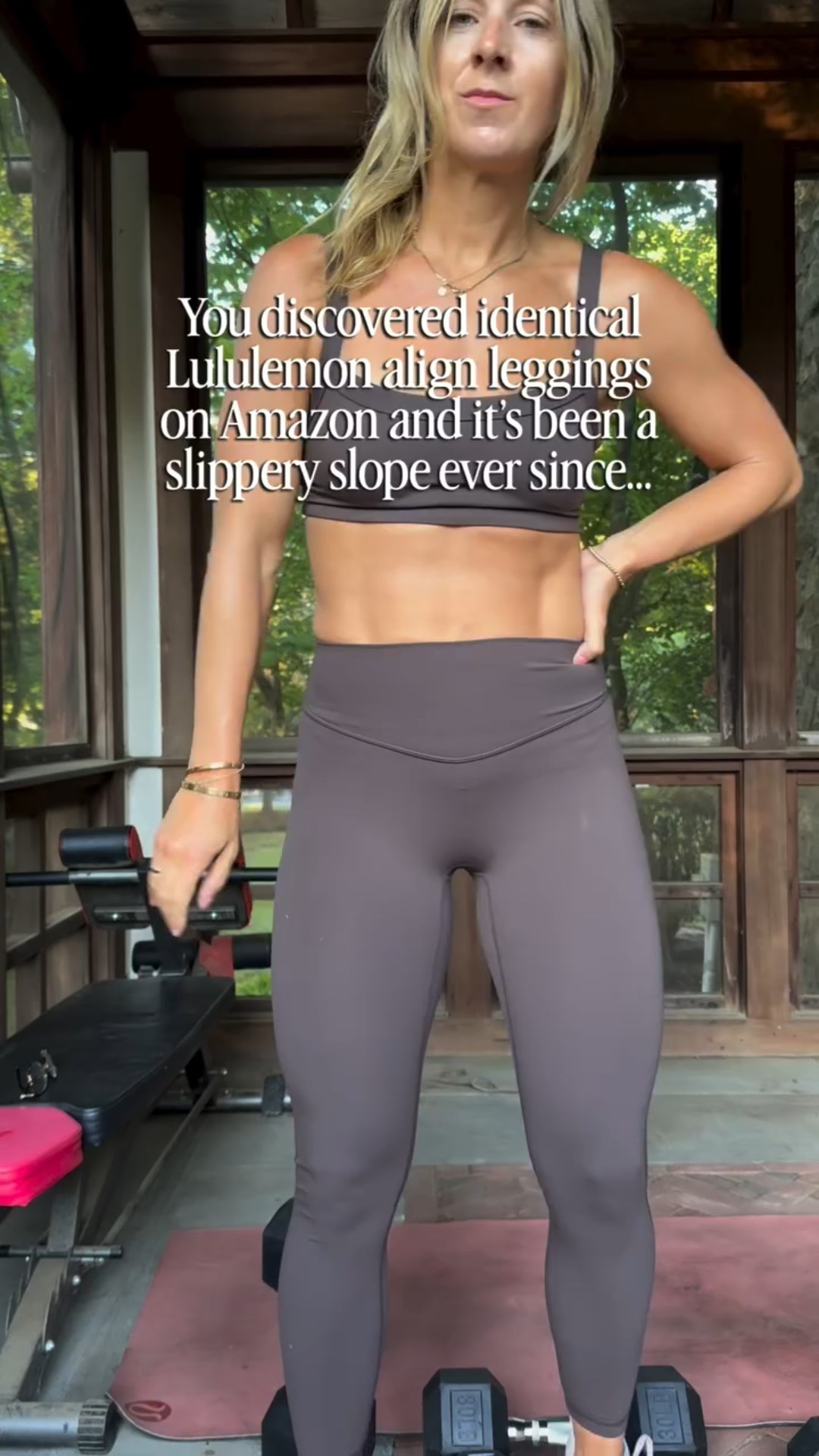 Comment SHOP for links to my favorite leggings 20% off on sale right now! 

#fitat40 #amazondeals #lululemon #amazonfashionfinds #millenialmom