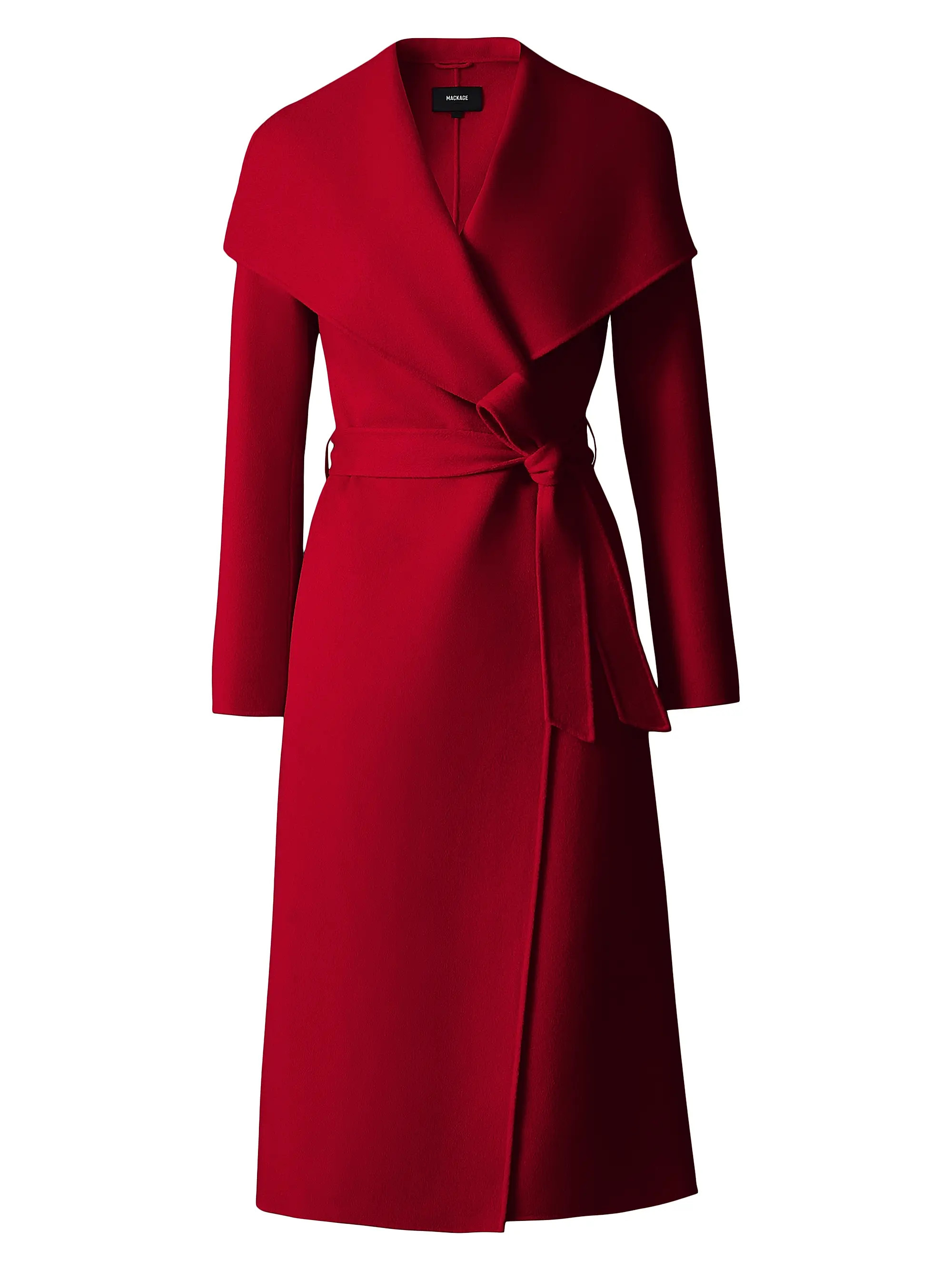 Belted Light Wool Coat | Saks Fifth Avenue