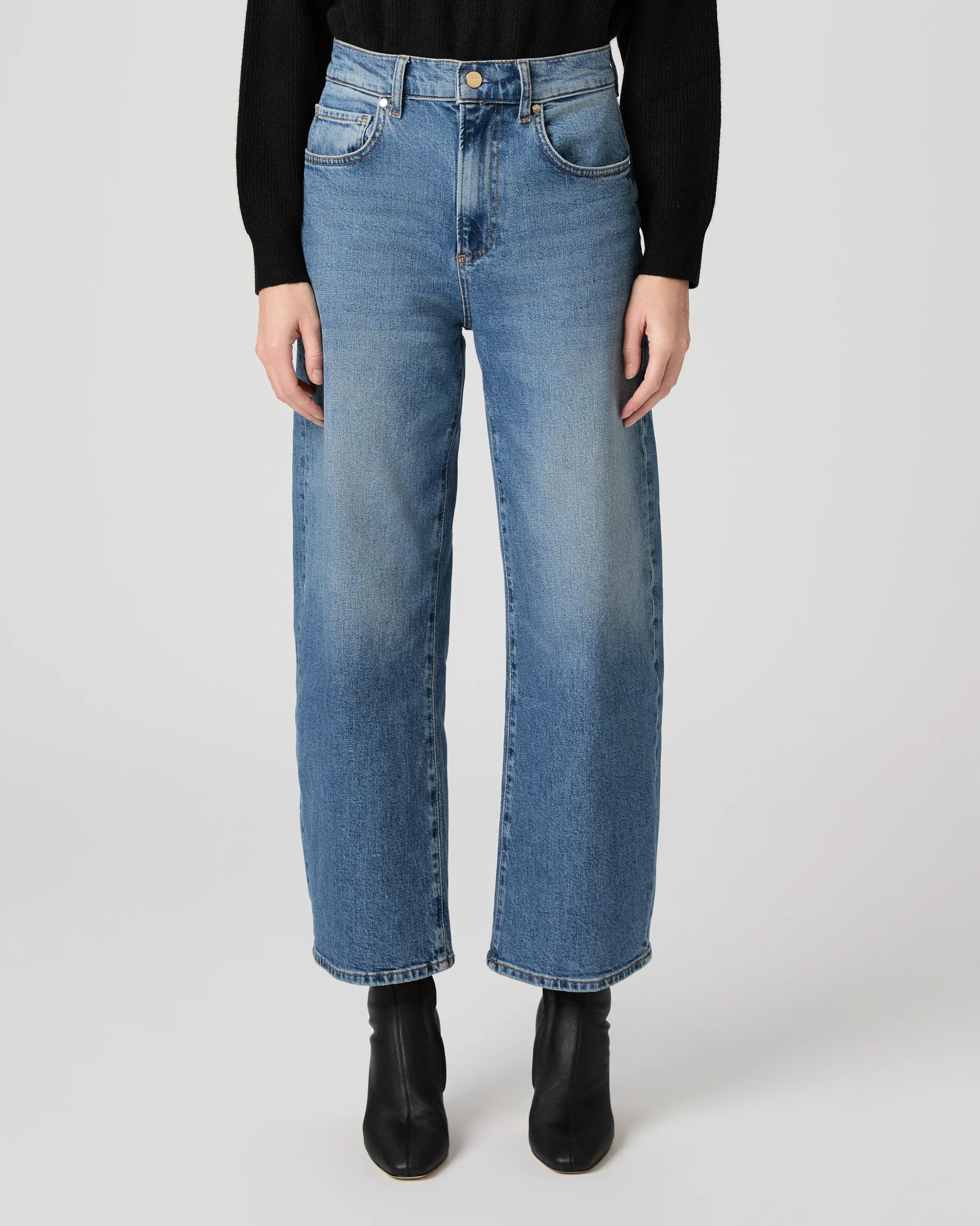 Arellia Ankle Barrel Leg Jean | Paige