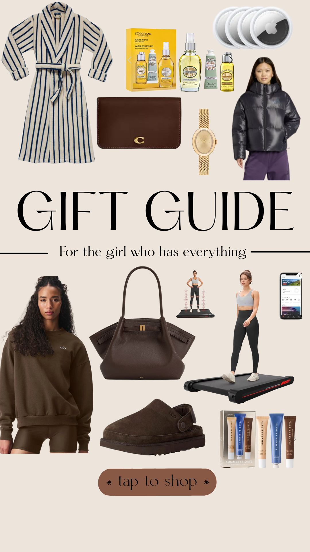 Holiday gift guide for the girl that has everything 

 #LTKGiftGuide #LTKHoliday