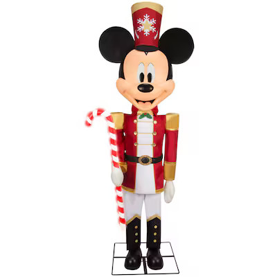 Disney Animatronic 90.55-in Mouse Free Standing Decoration with White LED Lights | Lowe's