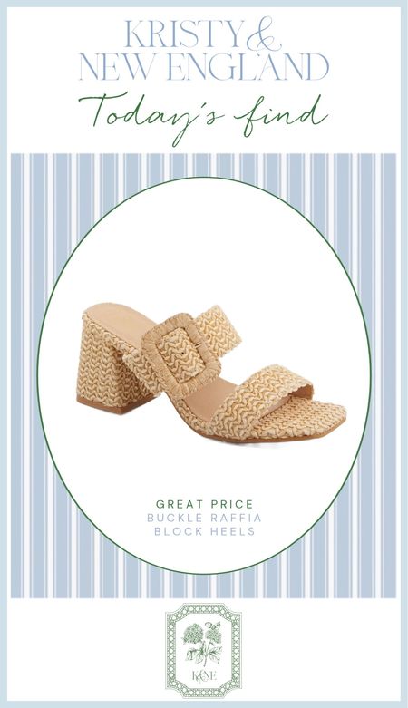 Great price on these cute woven buckle block heels 

#LTKover40 #LTKshoecrush #LTKfindsunder100