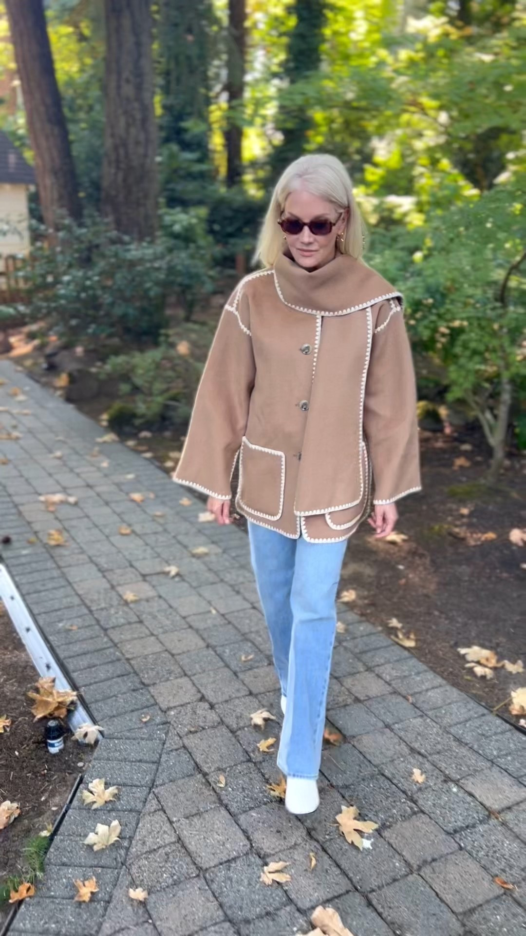 Im all for designer looks at affordable prices for people like you and me. We want casual polish for our everyday lives, not a wardrobe full of aspirational pieces we’ll rarely wear. Links to oufit in post. PS Im on the XS, Im 5’4” 115. Nice double face merino wool  

#LTKOver40