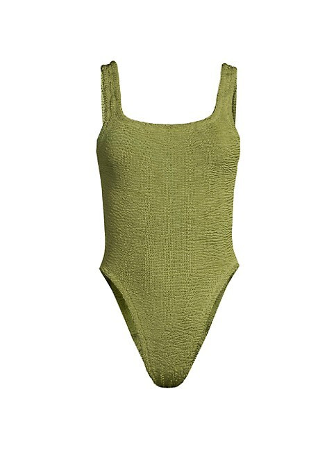 Crinkle One-Piece Swimsuit | Saks Fifth Avenue