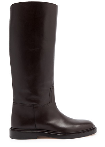 Leather knee-high riding boots | Harvey Nichols