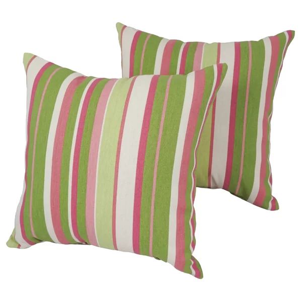 Shibles Stripe Outdoor Throw Pillow (Set of 2) | Wayfair North America