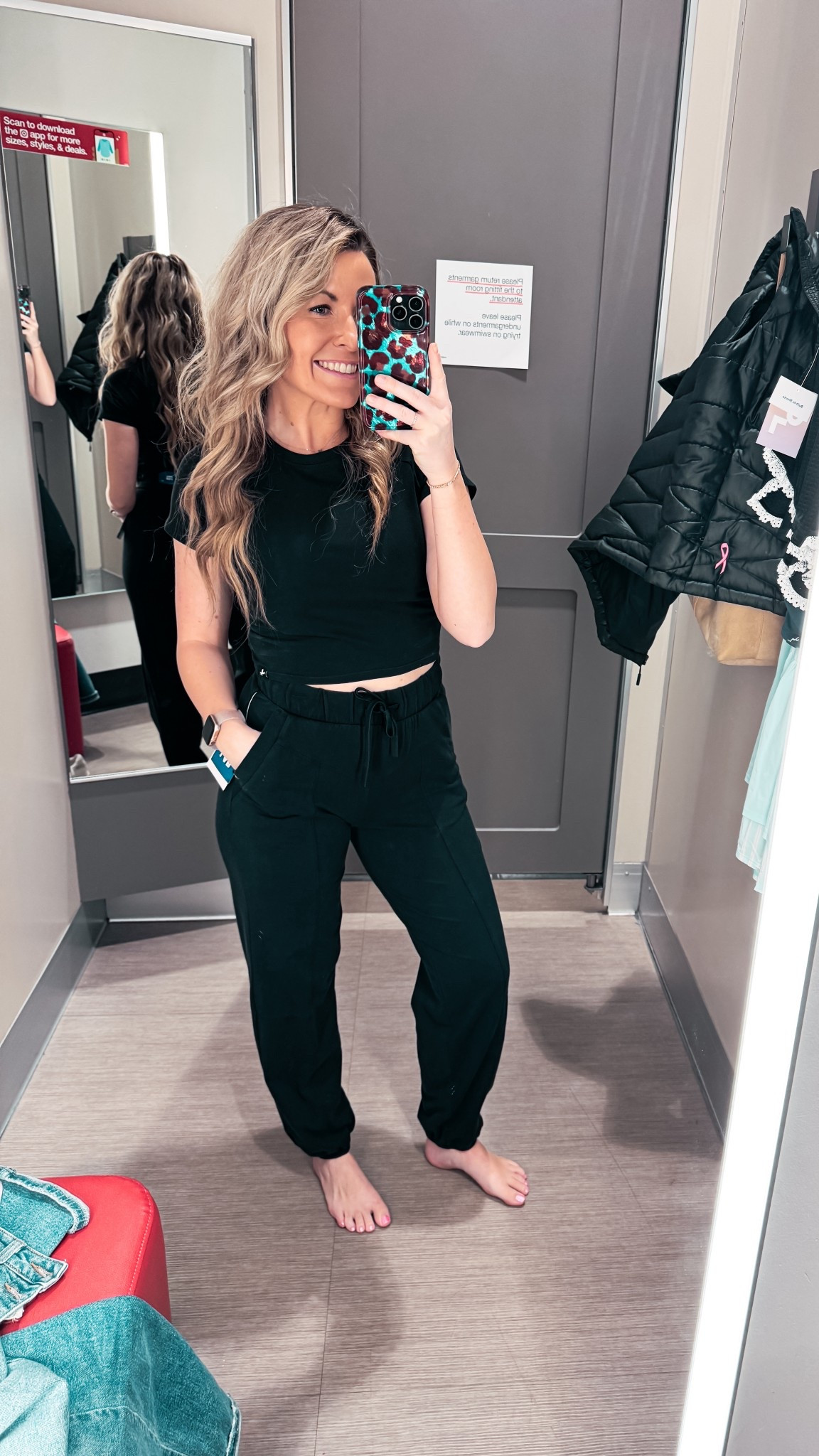 Small top XS bottoms. Would def size down in the bottoms 

#LTKActive #LTKootd #LTKPetite