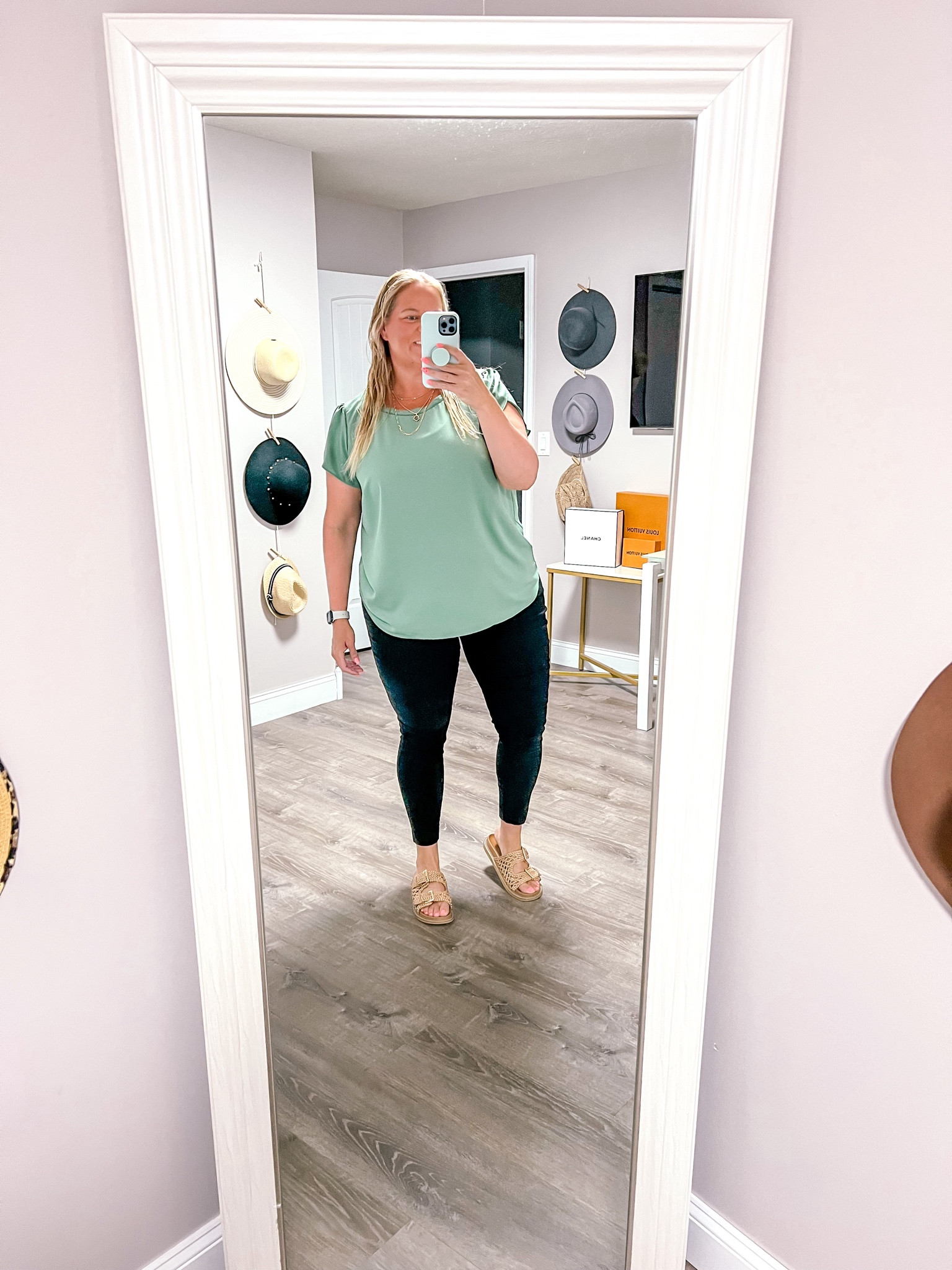 Plus size outfit for the office 

These are my favorite pants to wear for work. They are pull on and so comfortable. They fit the curves and come in lots of styles. Add a cute blouse and some cute sandals or flats to finish off the look. 

Plus size office outfit
Plus size work outfit
Office style 
Plus size office pants 
What to wear to work 

#LTKPlusSize #LTKOver40 #LTKWorkwear