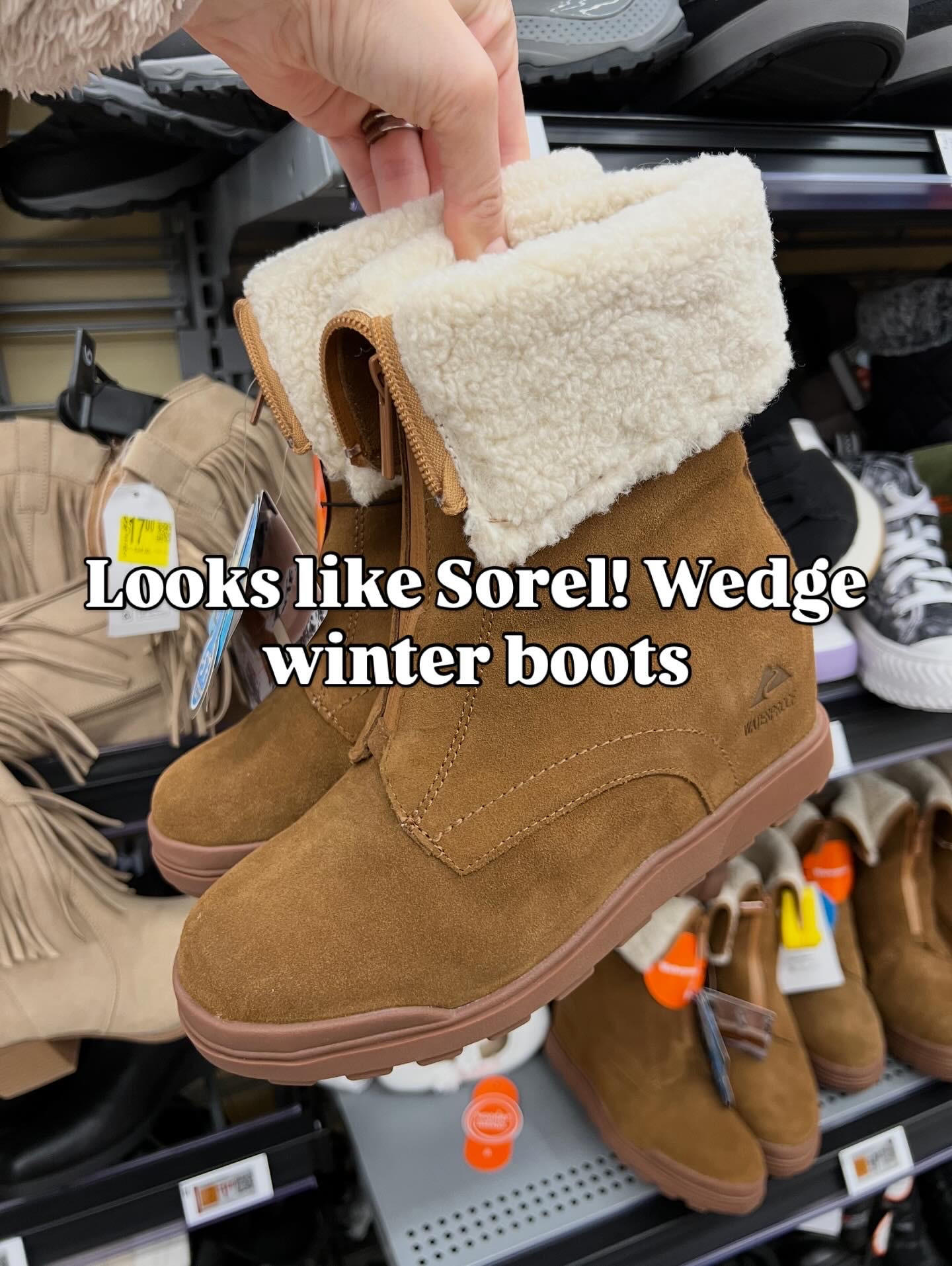 Walmart boots that look like Sorel! Not cheap but still less than other brands. I’ll link several good styles by this Walmart brand! Winter boots snow #walmartfashion 

#LTKFindsUnder100 #LTKFindsUnder50