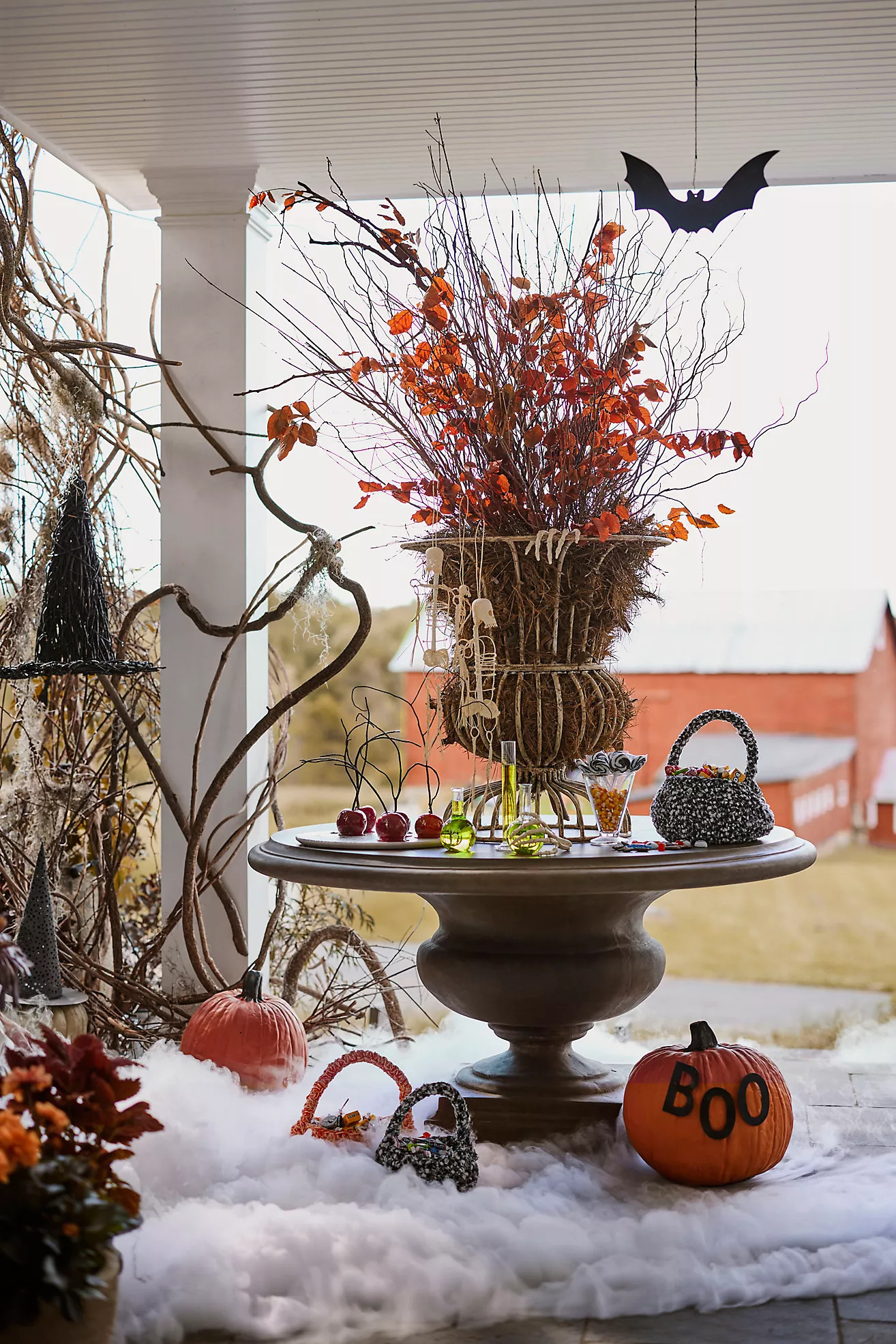 Terrain BOO Pumpkin Stake Set | Anthropologie (US)