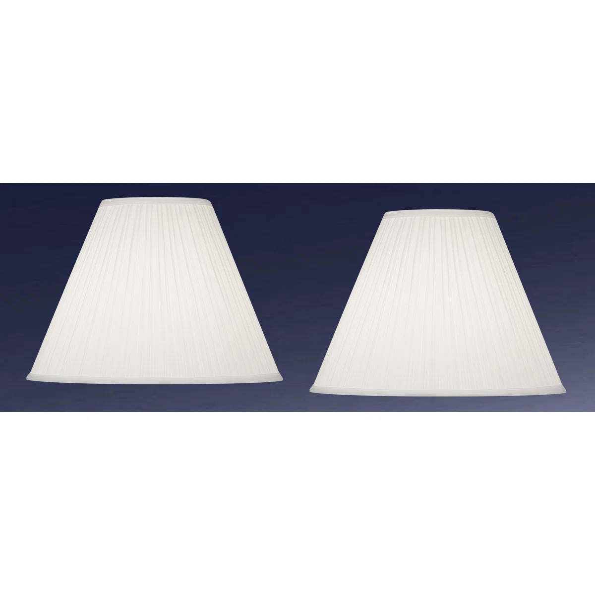 12'' H x 17'' W Linen Empire Lamp Shade (Set of 2) | Wayfair North America