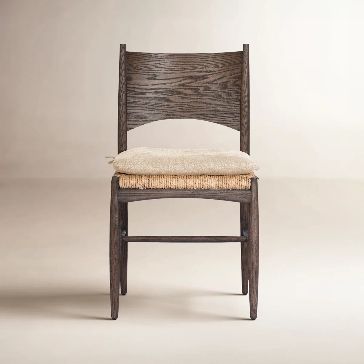 Ackman 21.42'' H Upholstered Oak Side Chair | Wayfair North America