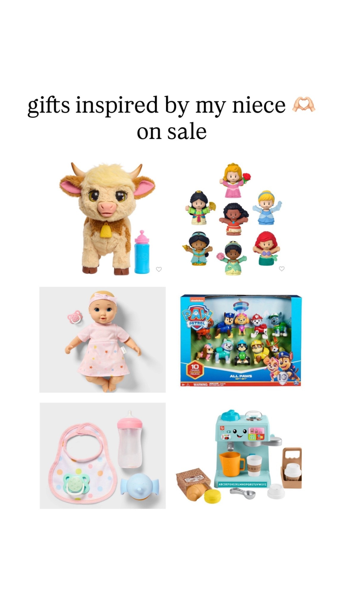 A few of my nieces favorite things 