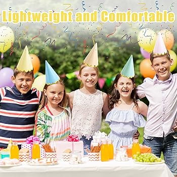 CANREVEL 24 PCS Pastel Party Hats for Adults, Pastel Party Decorations, Party Headwear for Birthd... | Amazon (US)