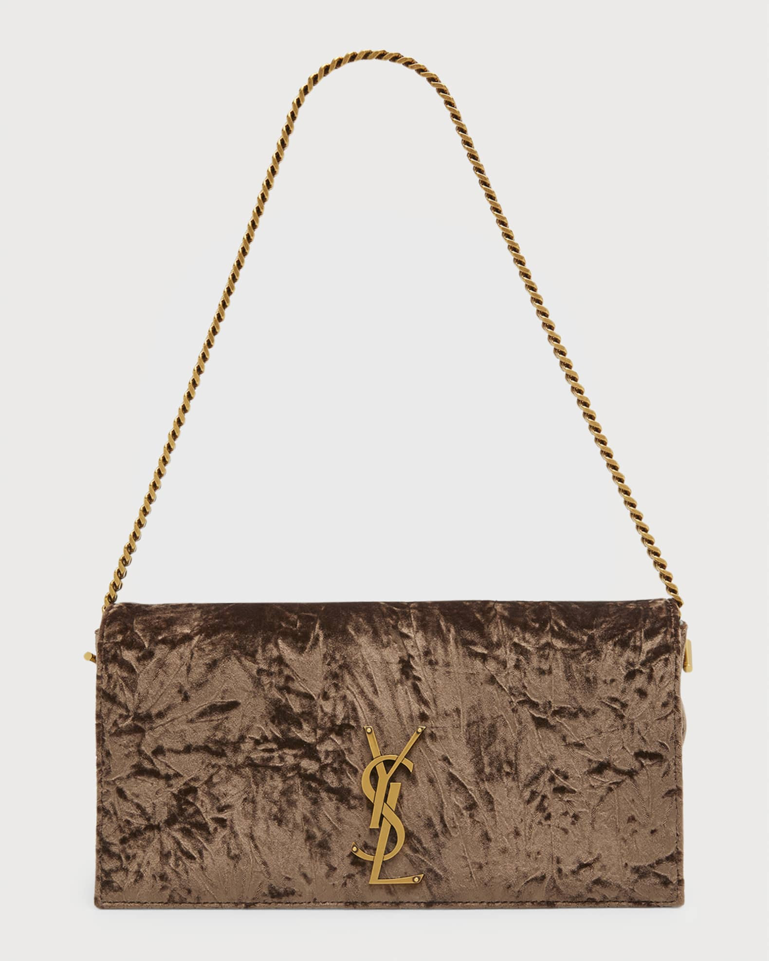 Kate 99 Velvet Chain Shoulder Bag | Neiman Marcus