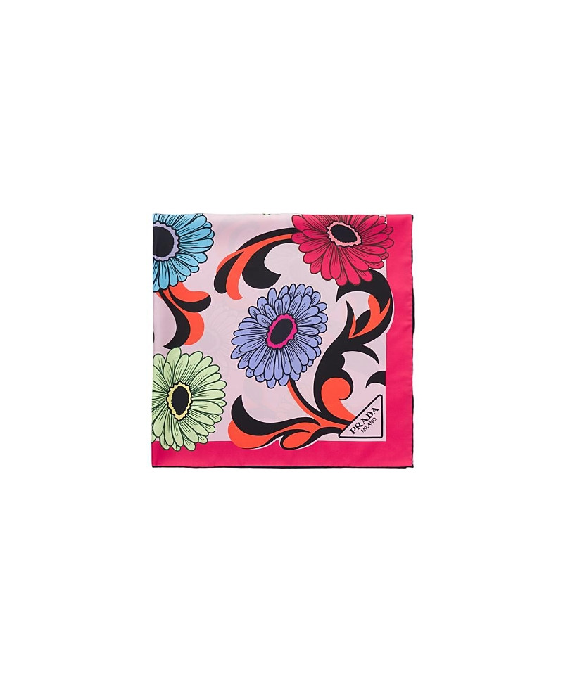 Prada Printed Silk Twill Scarf | Bloomingdale's (US)