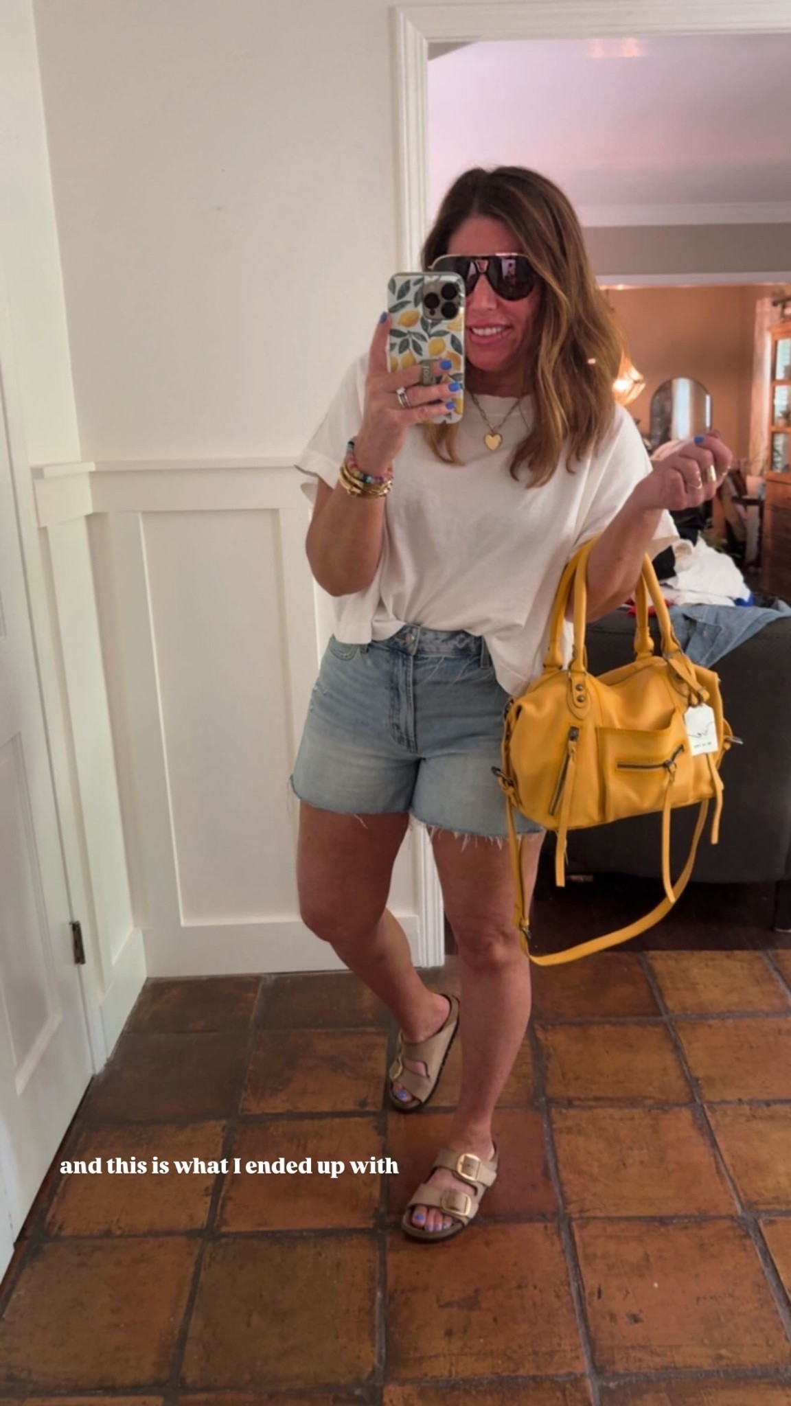 My weekend casual ootd

FP movement tee/ medium
Denim shorts/ 29
Birks
Free people bag- so cute for summer
Aviator polarized sunglasses - BOGO free

#LTKOver40 #LTKSaleAlert #LTKootd