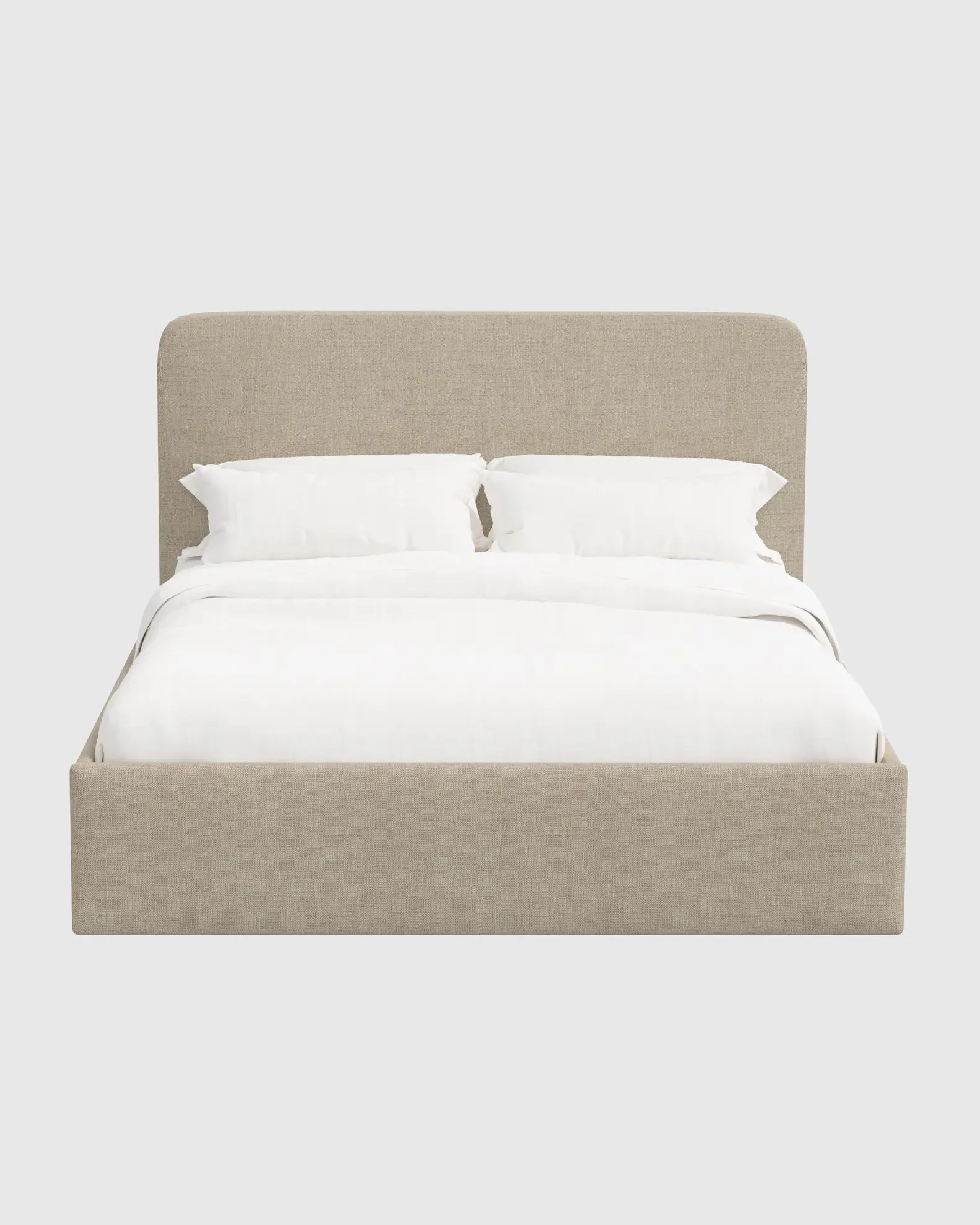 100% Linen Curved Bed | Quince
