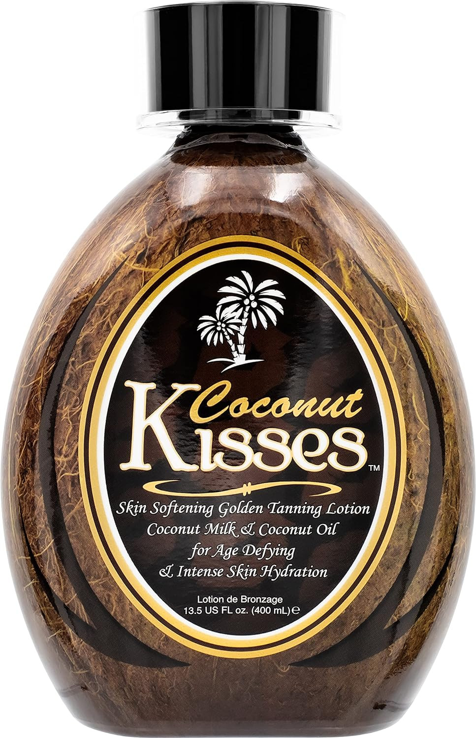 Ed Hardy Coconut Kisses Golden Tanning Lotion Cruelty Free, Gluten Free, Mineral Oil Free, DHA Free for All skin type, 13.5oz | Amazon (US)