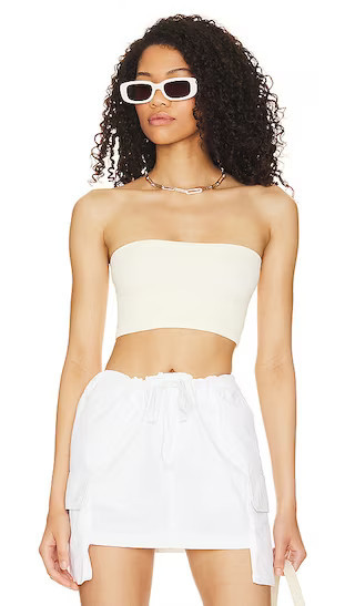 Amelia Bandeau in Ivory | Revolve Clothing (Global)