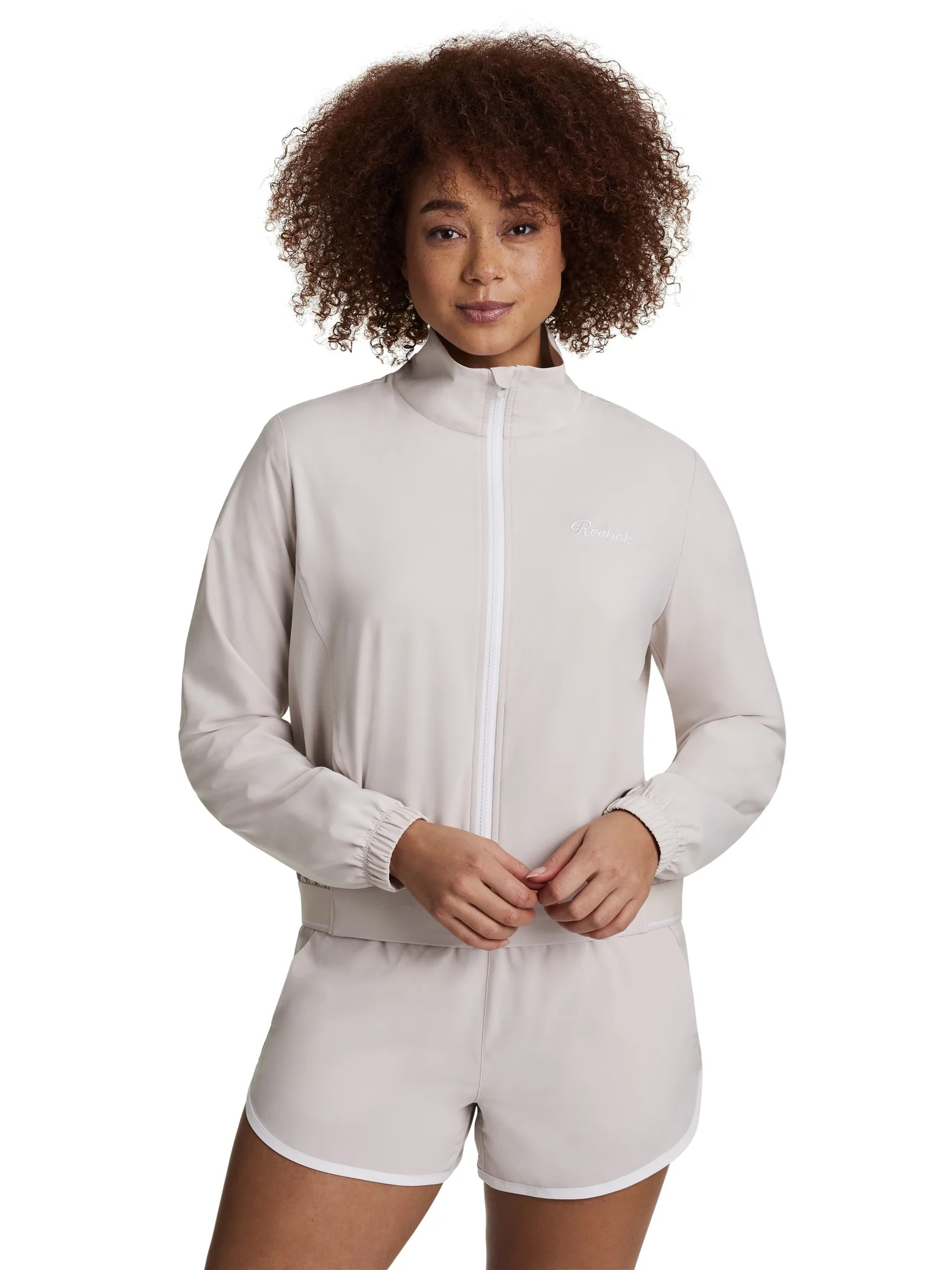 Reebok Women's and Women's Plus Courtside Full Zip Jacket, Sizes XS-4X | Walmart (US)