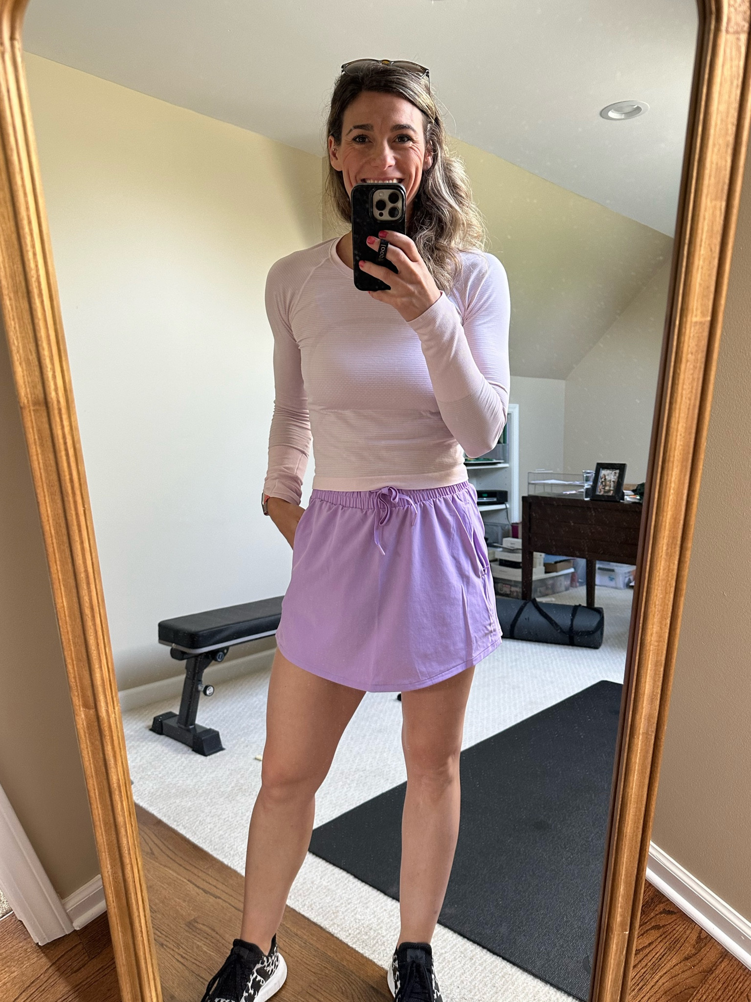 Athletic outfit for the zoo! 


#skort #athleticskort #athleticoutfit 

#LTKFamily #LTKFindsUnder50 #LTKActive