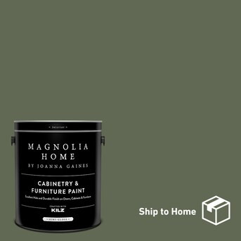 Magnolia Home Magnolia Home by Joanna Gaines Semi-gloss Lemon Leaves Cabinet and Furniture Paint ... | Lowe's
