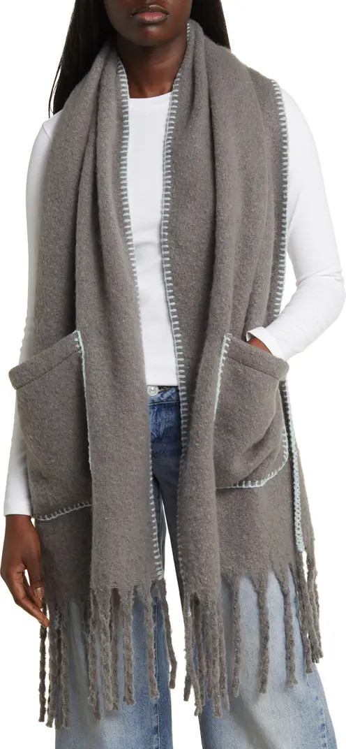 Whipstitch Fringe Scarf | Nordstrom