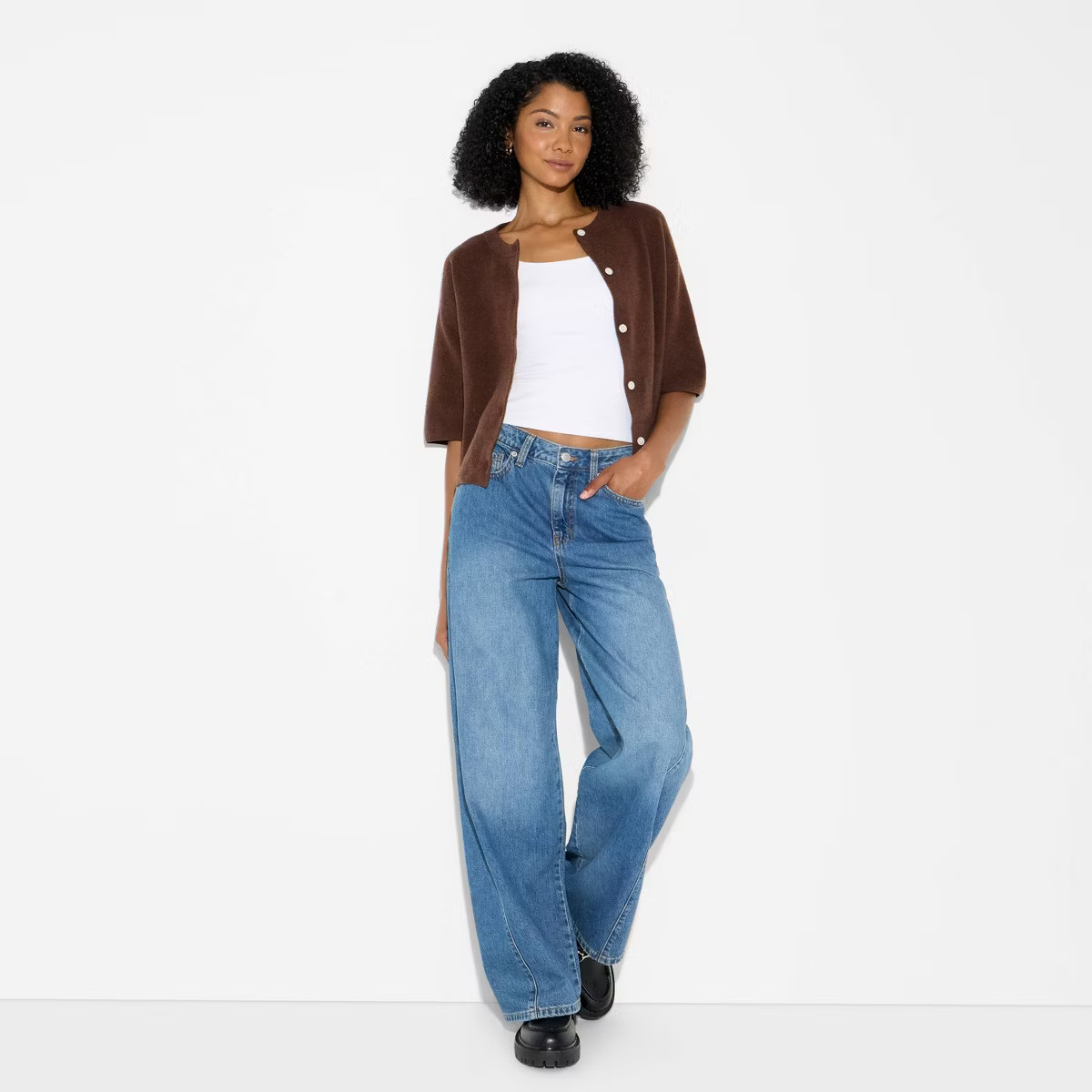 Women's Crewneck Cardigan - Wild Fable™ | Target