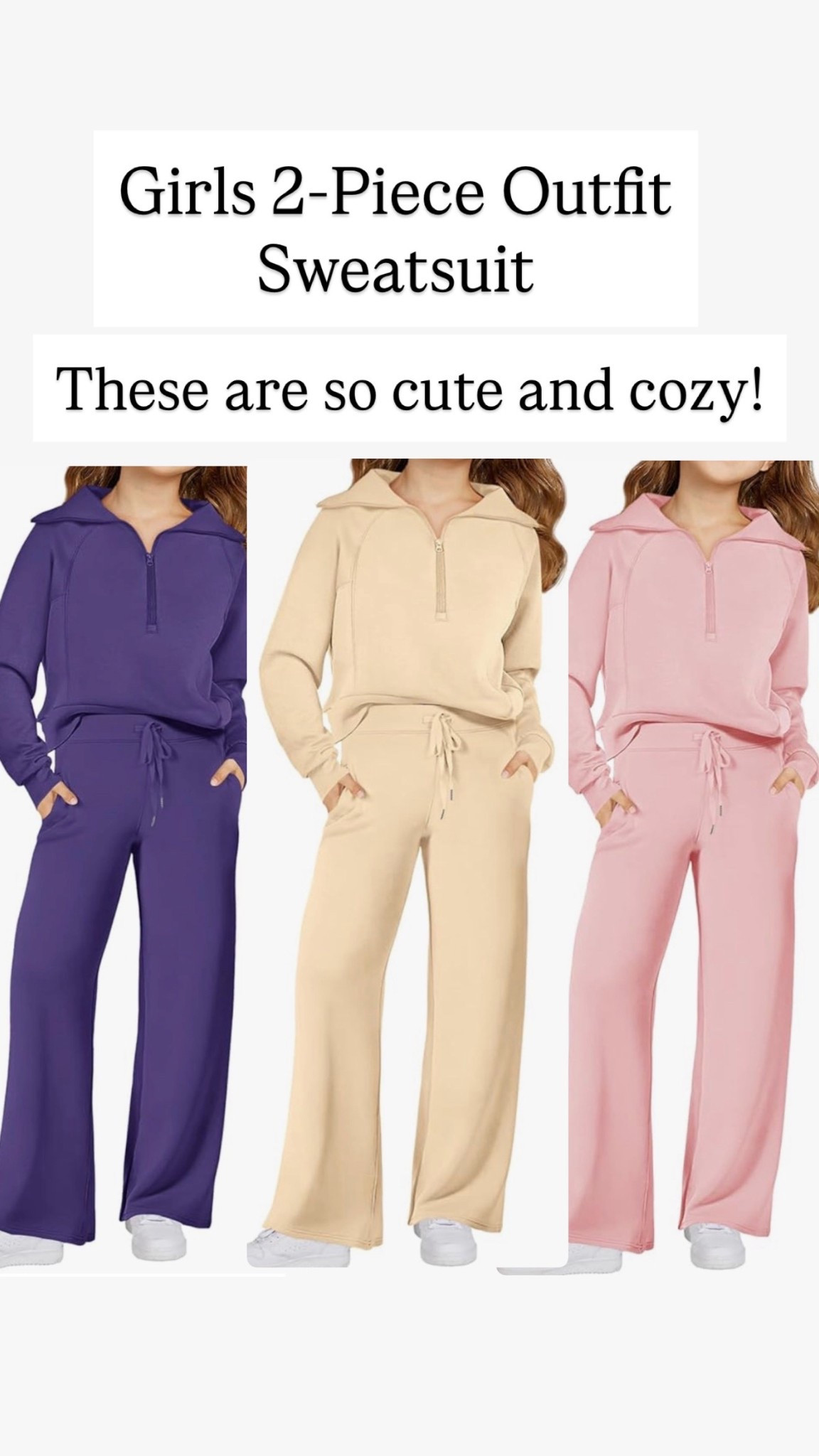 I love these sets for girls! The half zip up is just adorable! The fabric on these is so super soft, too!


#LTKKids