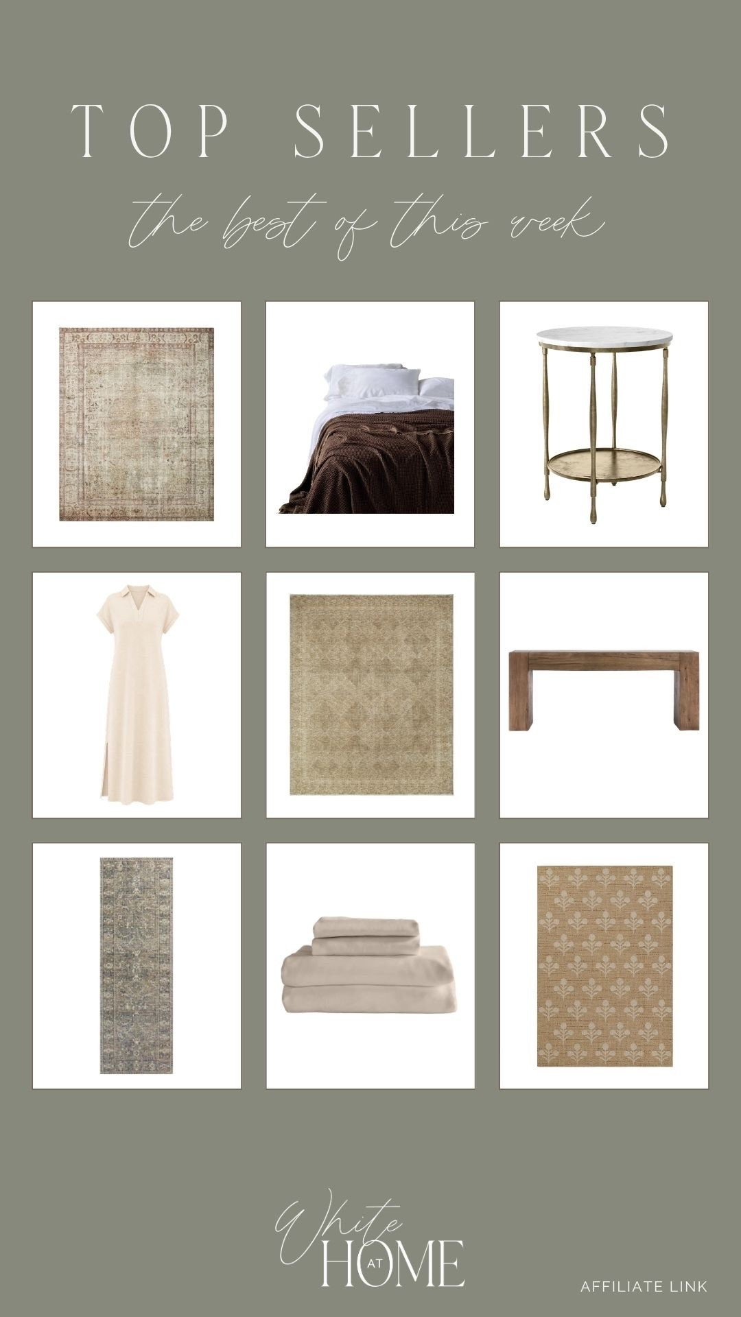Last week’s top sellers! Affordable area rugs, Target home favorites, luxury bedding that won’t break the bank, and more!

#LTKHome