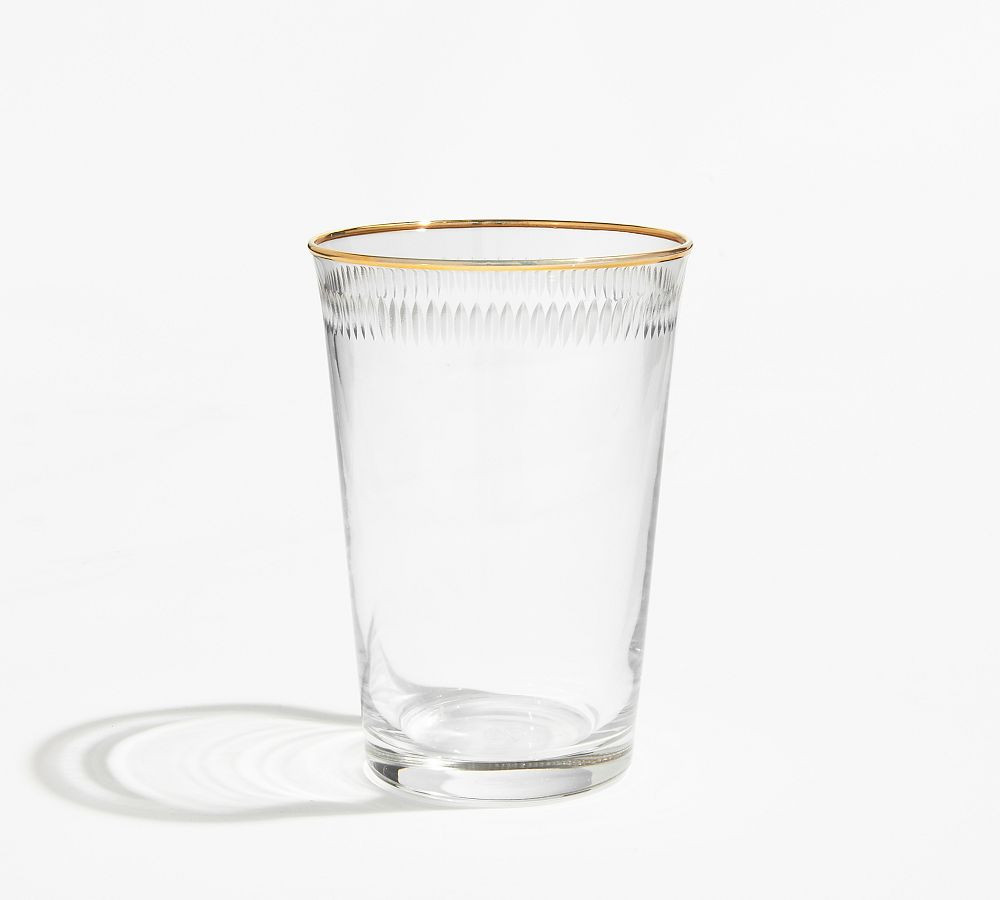 Etched Gold Rim Tumblers - Set of 4 | Pottery Barn (US)