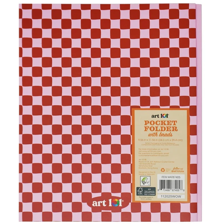 Art 101 Wild West Pocket Folder with Brads | Walmart (US)