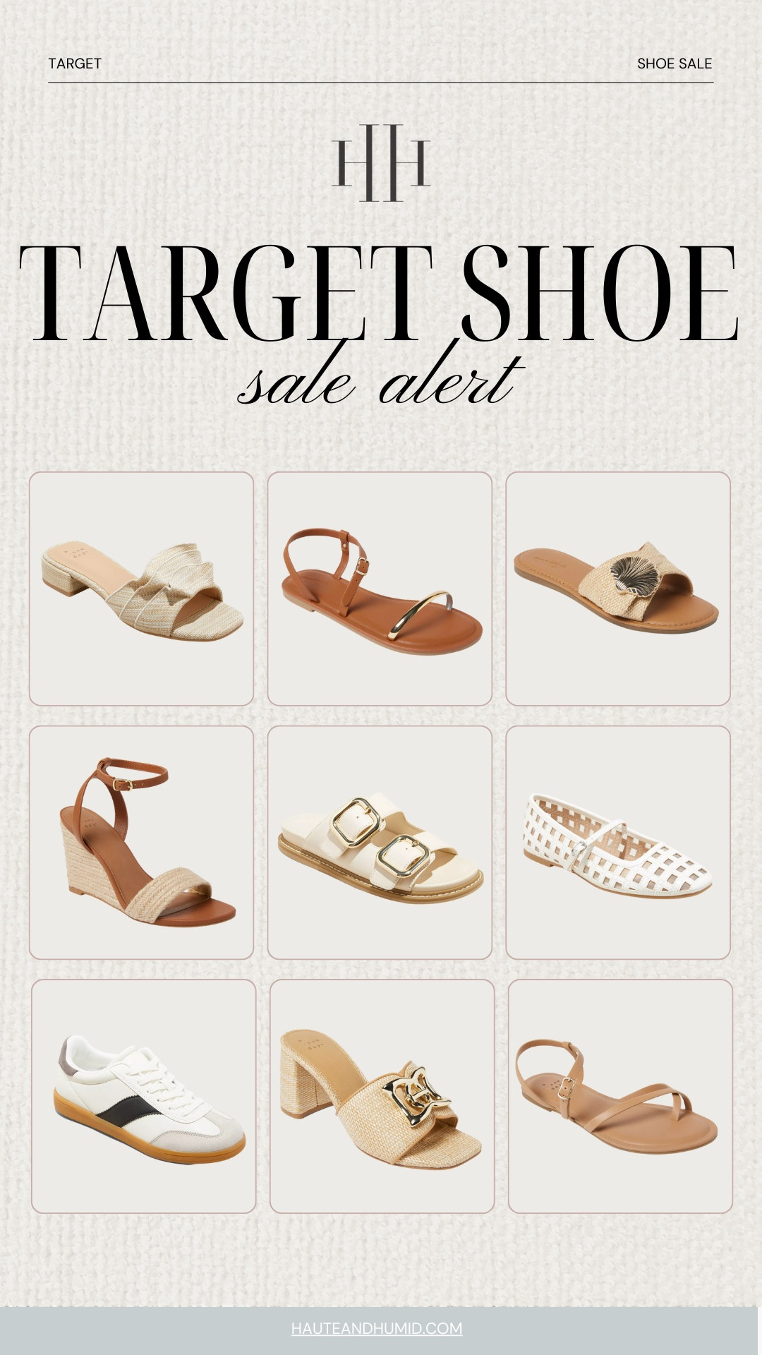 Target shoes are 25% off! I love the shell sandal and white flats!

#LTKShoeCrush #LTKFindsUnder50 #LTKSaleAlert