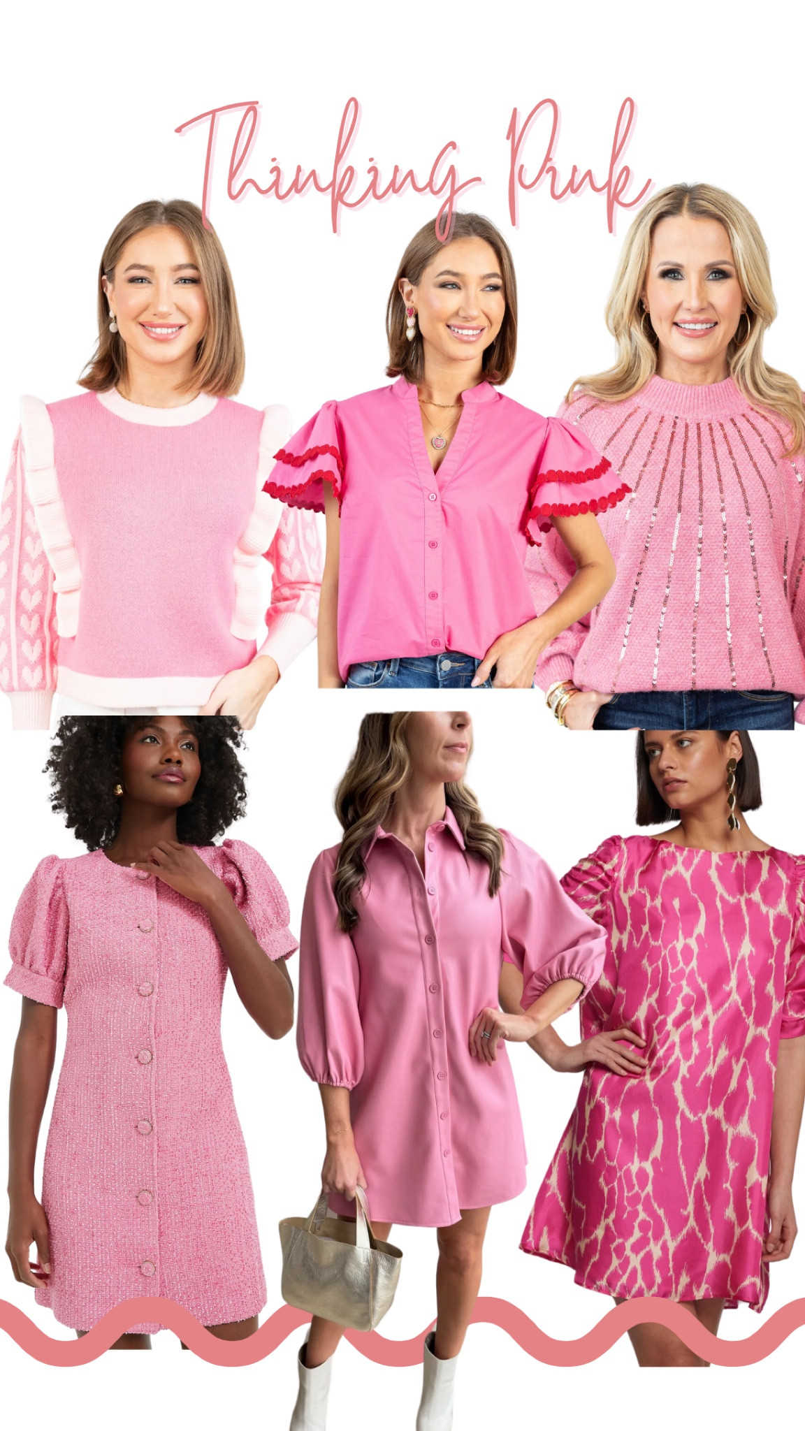 Pink outfit inspo | Valentine’s Day outfit inspo | pink womens attire 

#LTKSeasonal #LTKfindsunder100 #LTKstyletip
