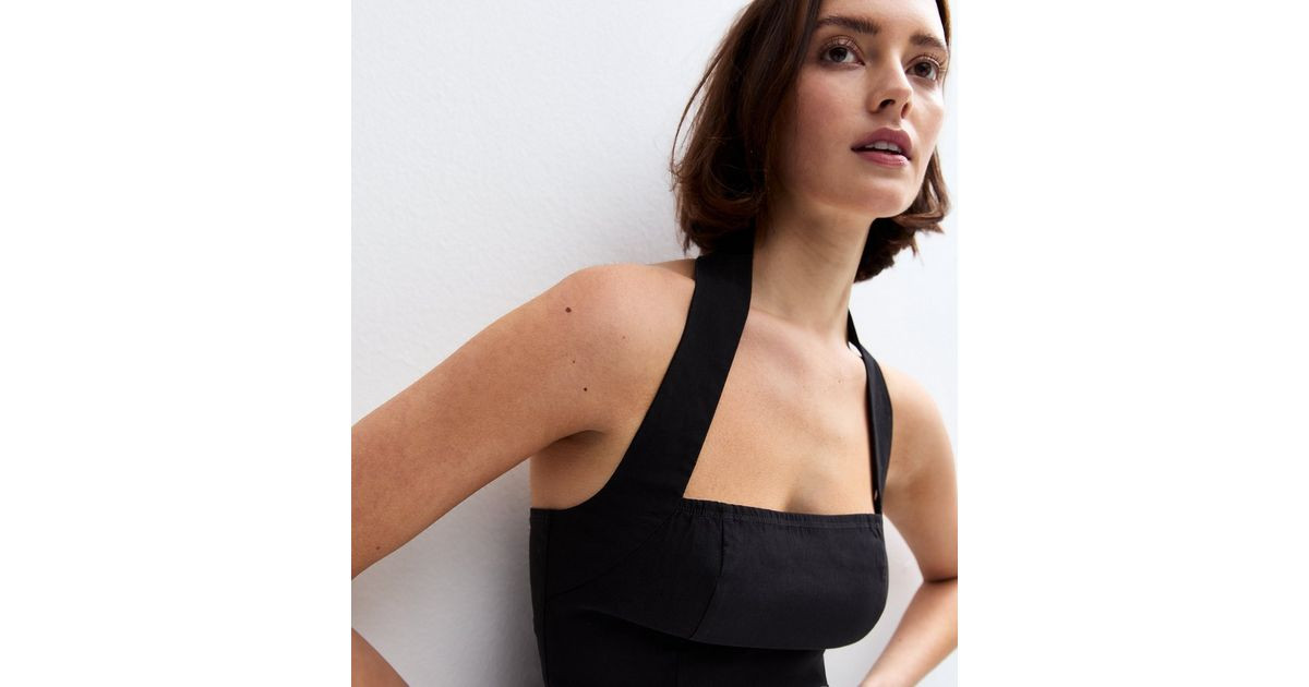 Black Halterneck Bodysuit
						
						Add to Saved Items
						Remove from Saved Items | New Look (UK)