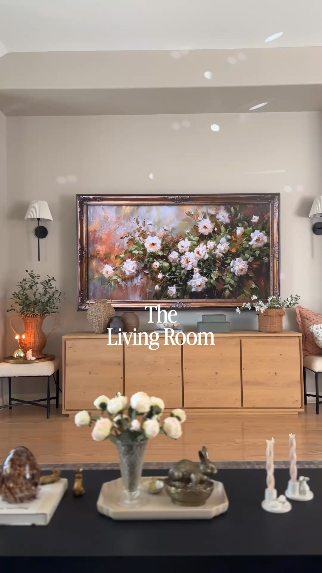 The living room is decorated with all types of spring florals and color! 

#LTKHome #LTKSaleAlert #LTKSeasonal