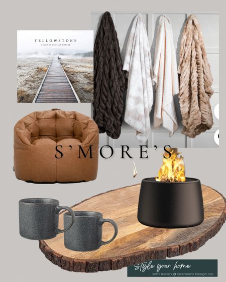 S’mores Gifting ideas   S’more board. Family night. Campfire. Blankets. Cozy 

#LTKGiftGuide #LTKSeasonal #LTKfamily