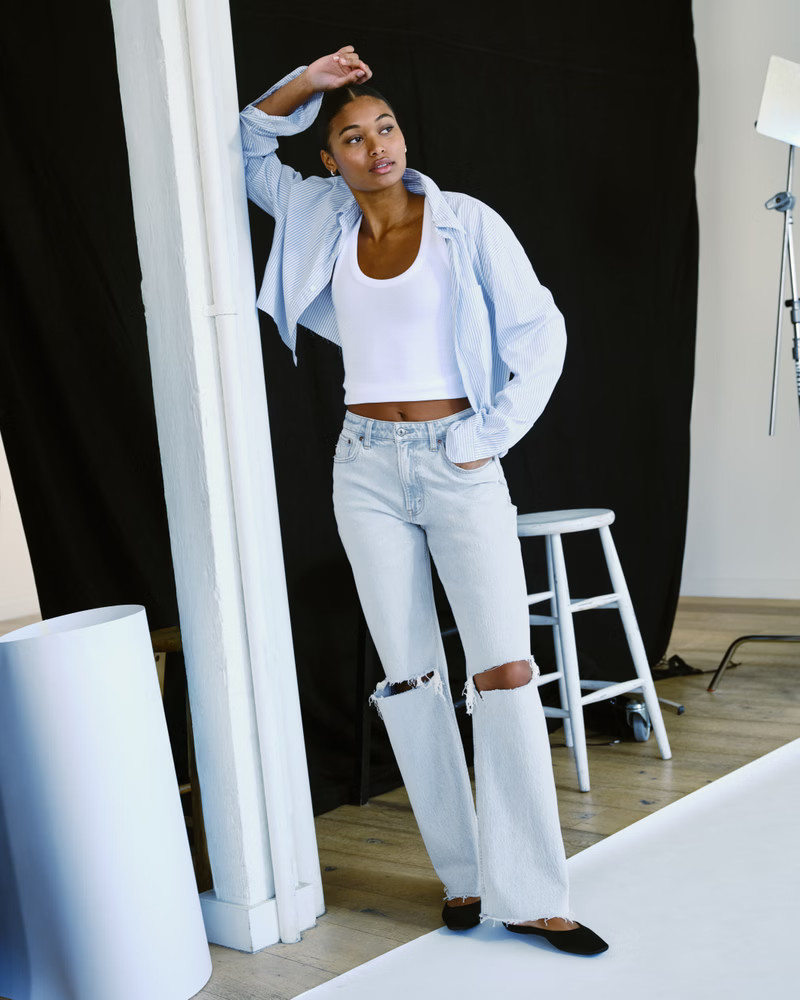 High Rise 90s Relaxed Jean | Abercrombie & Fitch (US)