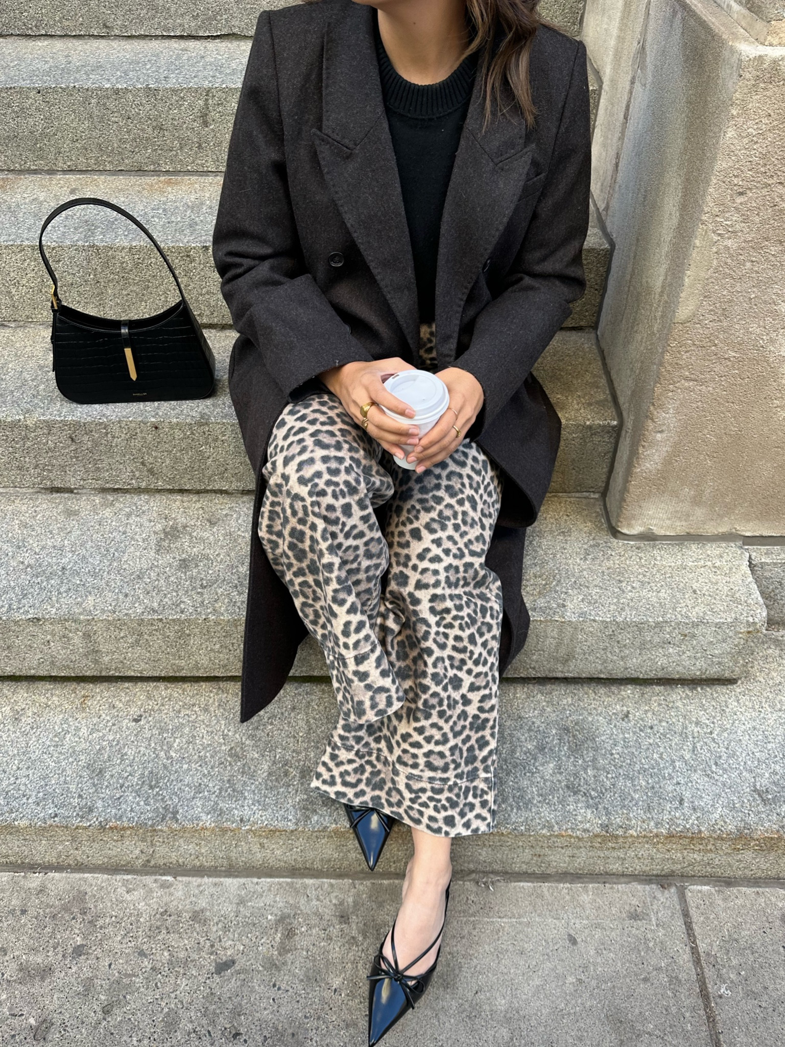 Fall outfit idea!

-Aritzia tailored brown double- breasted coat in brown, I have a large. 
-Anthropologie wide leg leopard print jeans, I have a size 28. 
-Abercrombie black Crewneck sweater, I have a medium. 
-Black kitten heeled mules, similar linked. 
-Aritzia black belt with gold hardware. 
-Demellier London black leather crocodile print shoulder bag. 
-Celine Triomphe sunglasses in black acetate. 



#LTKcanada #LTKautumn #LTKstyletip