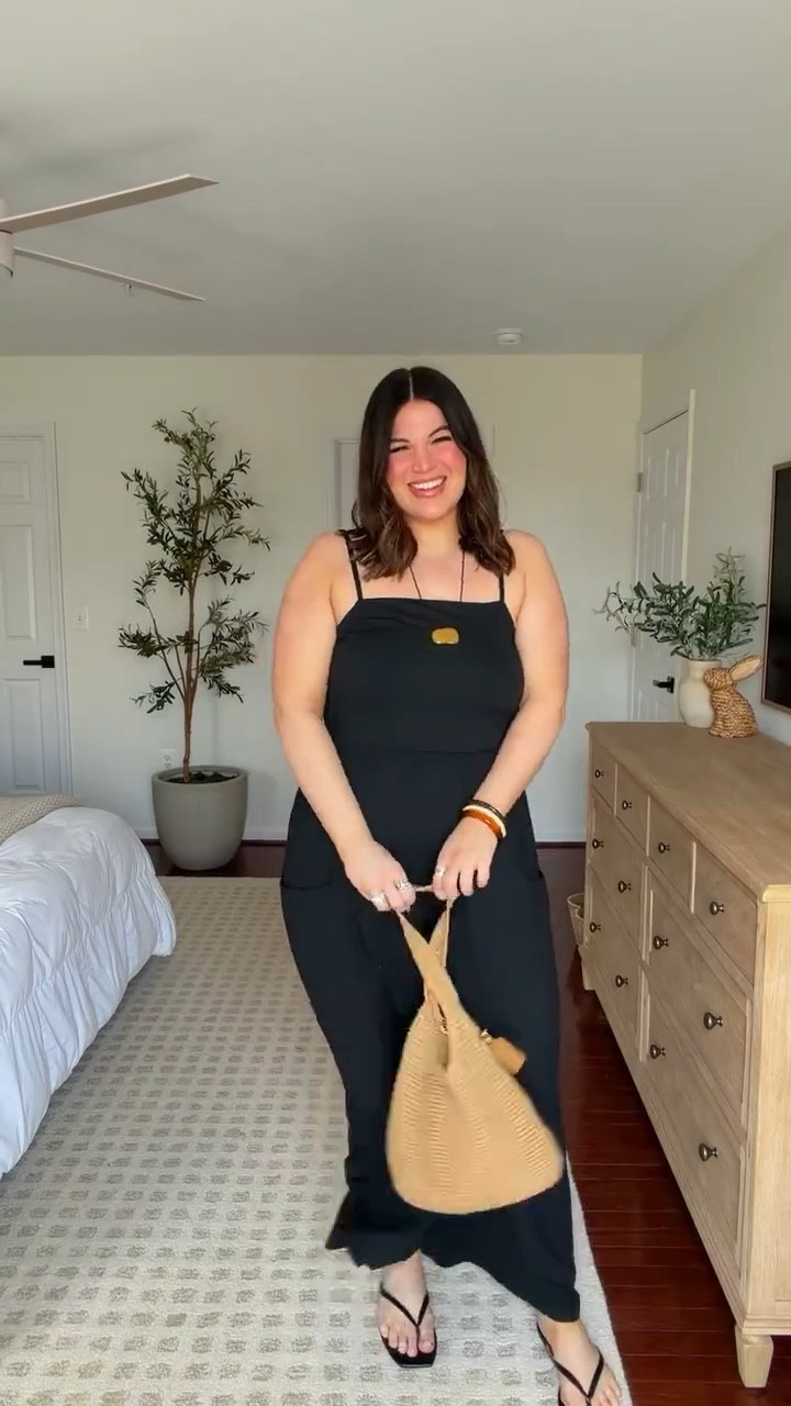 Midsize spring outfit idea! 

Jumpsuit - size xxl 
Sandals - 9.5



#LTKSeasonal #LTKMidsize #LTKootd