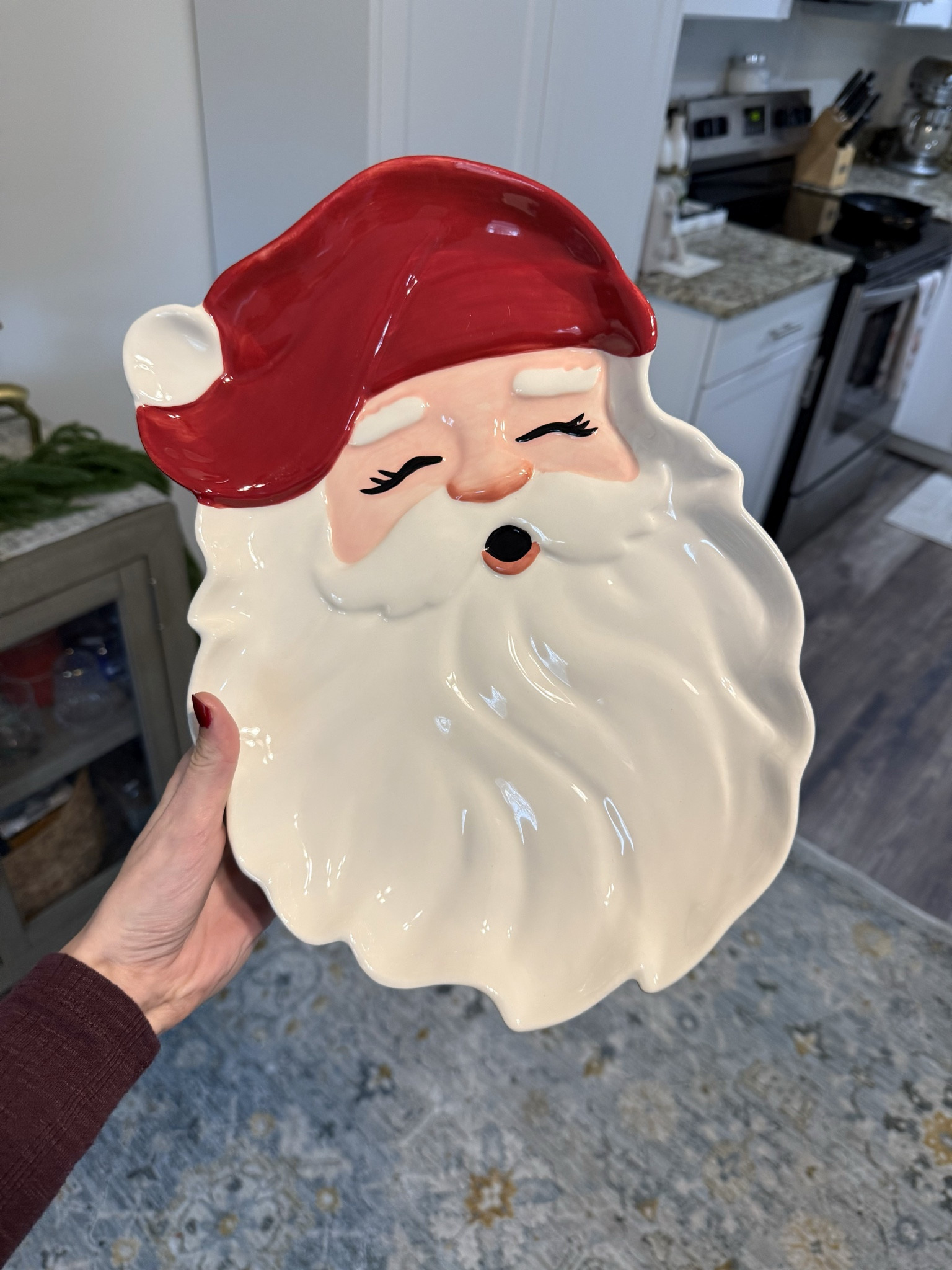 Look at how cute my new Christmas plate is 

#LTKGiftGuide #LTKHoliday