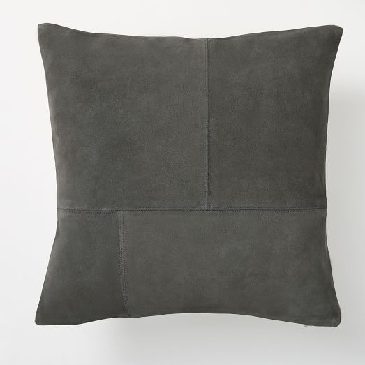 Pieced Suede Pillow Cover | West Elm (US)