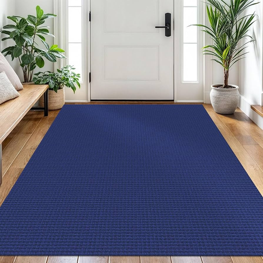 EARTHALL Woven Area Rug 4x6 Ft Washable Rugs for Entryway Non Slip Braided Throw Rugs Bedroom Car... | Amazon (US)