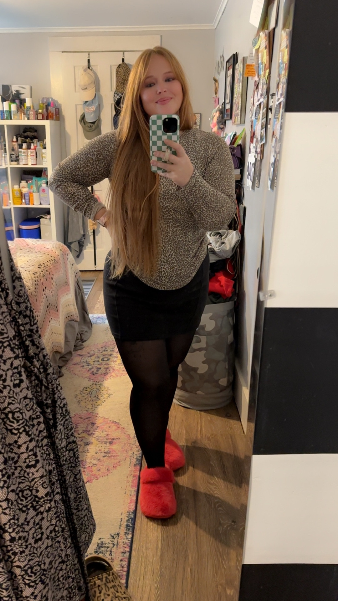 Christmas Eve OOTD!

I just bought this shirt from AE today! It’s stretch, soft and cozy! Highly recommend! I paired it with a nice stretchy Lululemon skirt, my shiny tights from SHEIN and some simple accessories. 

I wore it with my pink dawn Uggs but I think many different shoe options would be great!

#LTKHoliday #LTKMidsize #LTKootd