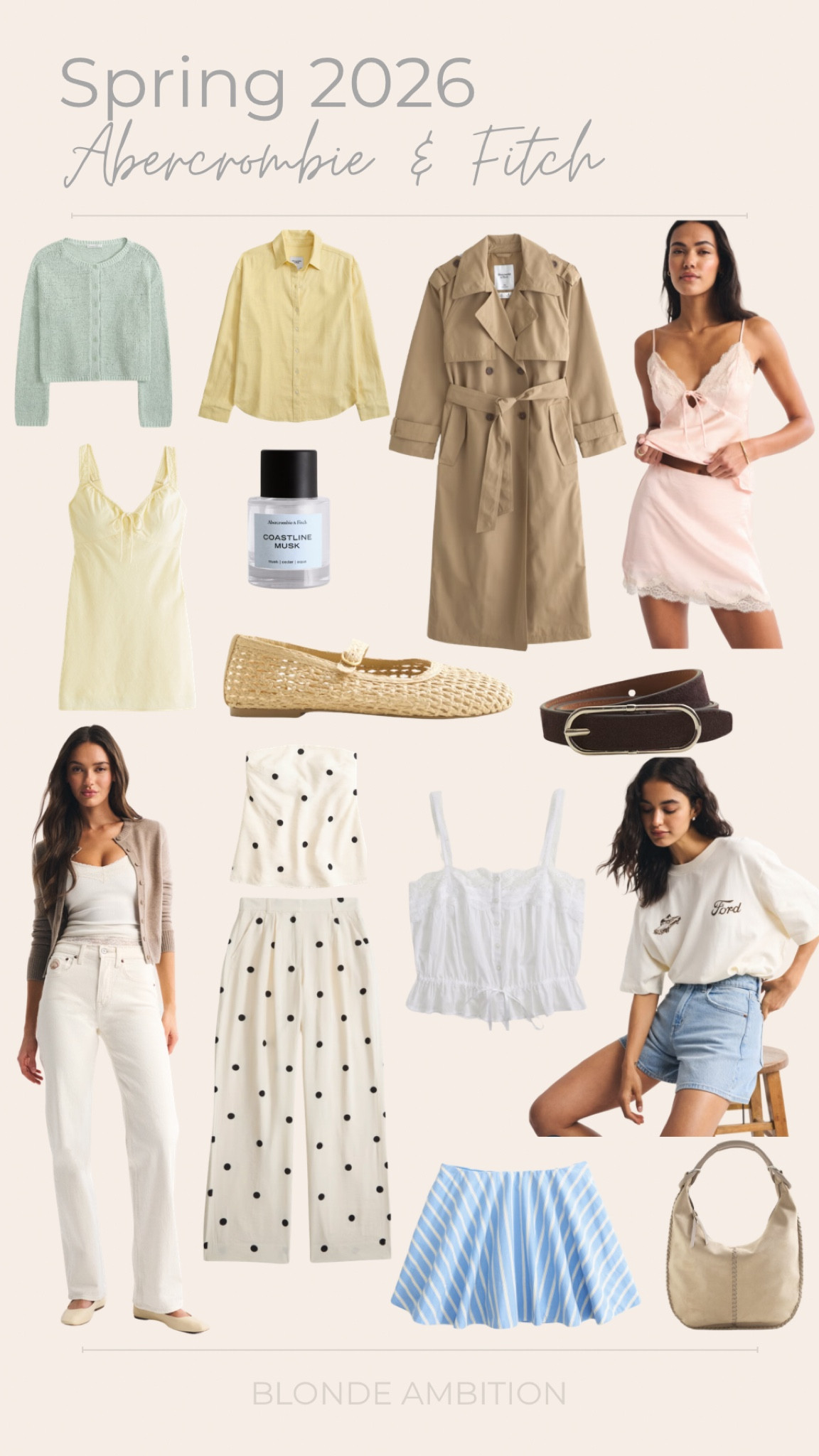Abercrombie & Fitch Spring Collection 🌸

Polka Dot Co-ord / Lemon Dress / Pink Co-ord / Crochet Ballet Flats / Pastel Outfits / Trench Coat

#LTKeurope #LTKspring #LTKuk