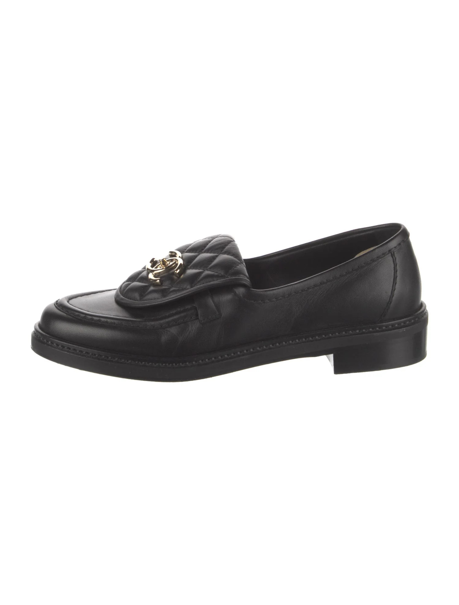 2020 Interlocking CC Logo Loafers | The RealReal