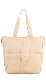 Click for more info about The Expandable Puffy Tote in Beige