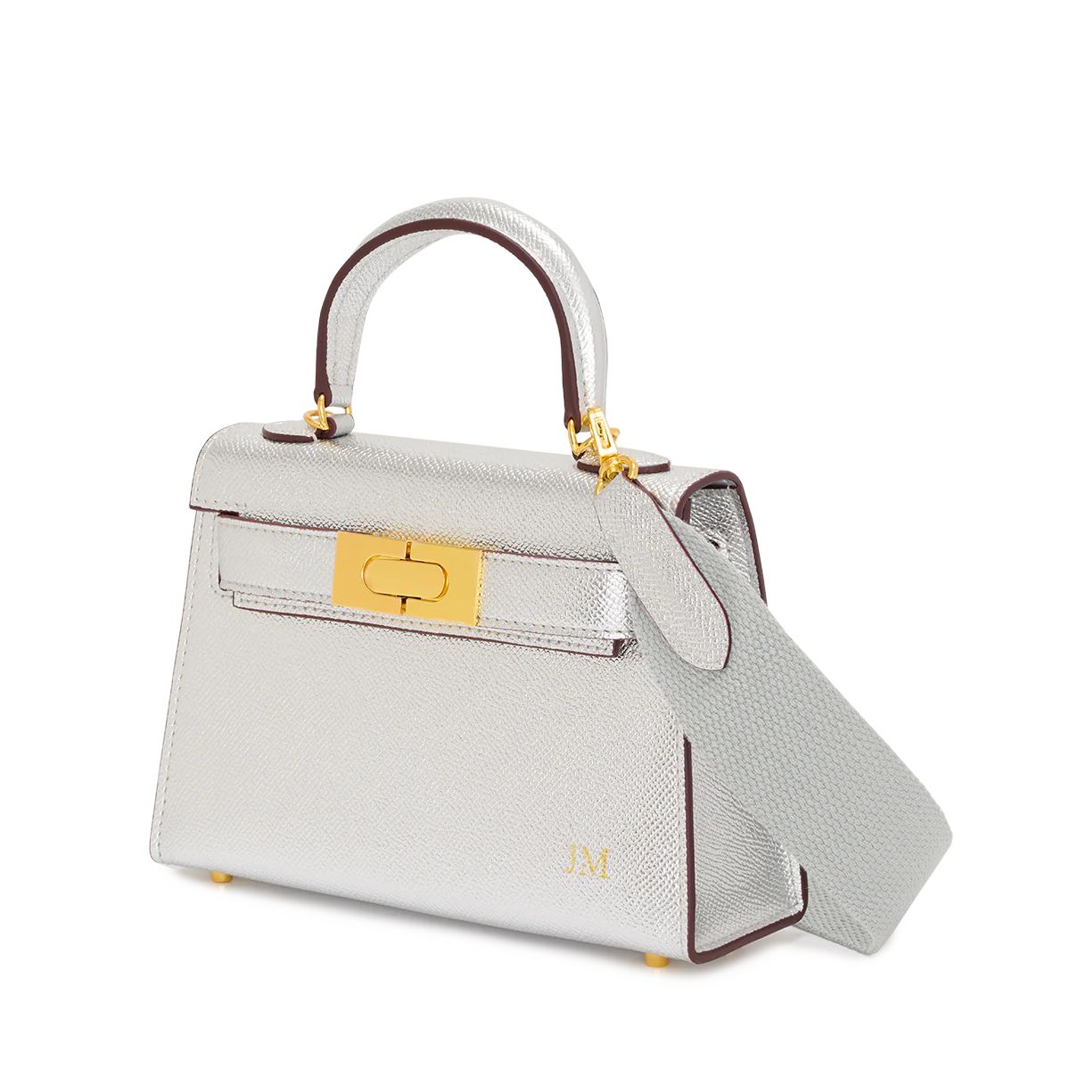 Lily and Bean Limited Edt Evie Leather Bag Silver | Lily and Bean